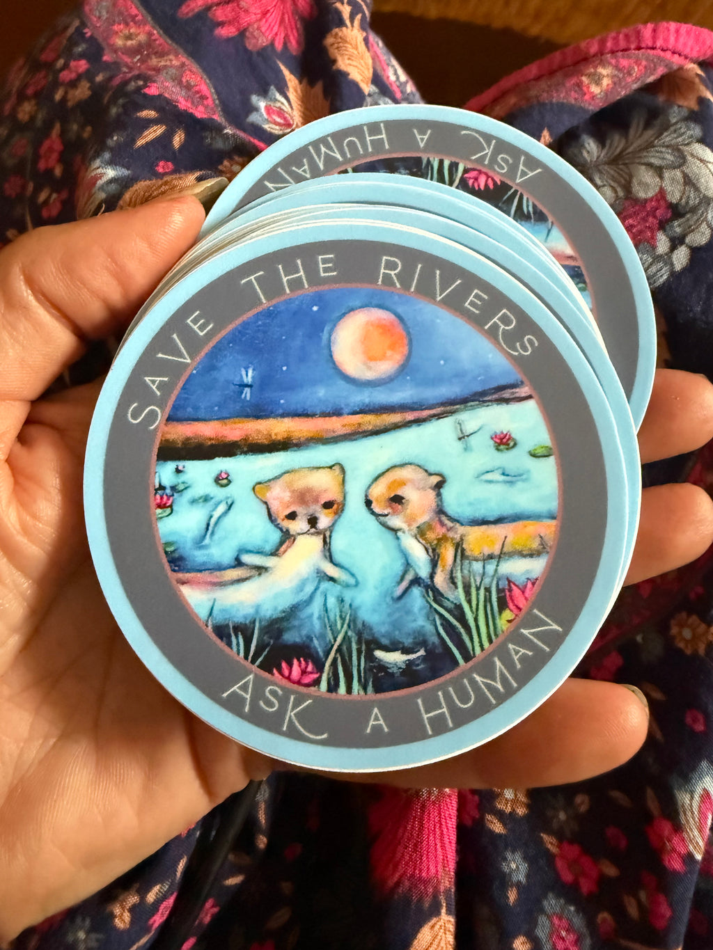 Save the Rivers Sticker