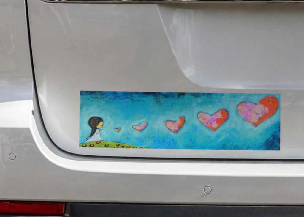 Sending Love Bumper Sticker