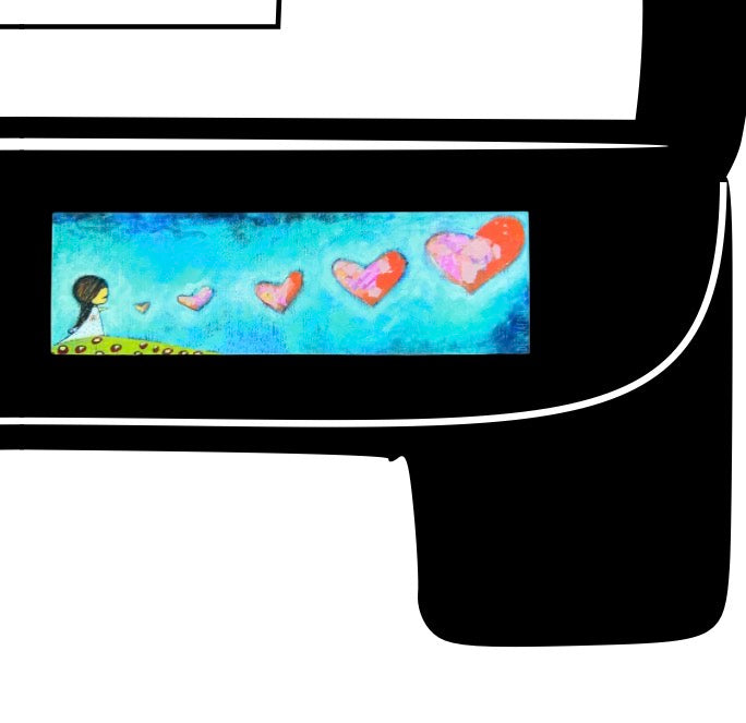 Sending Love Bumper Sticker