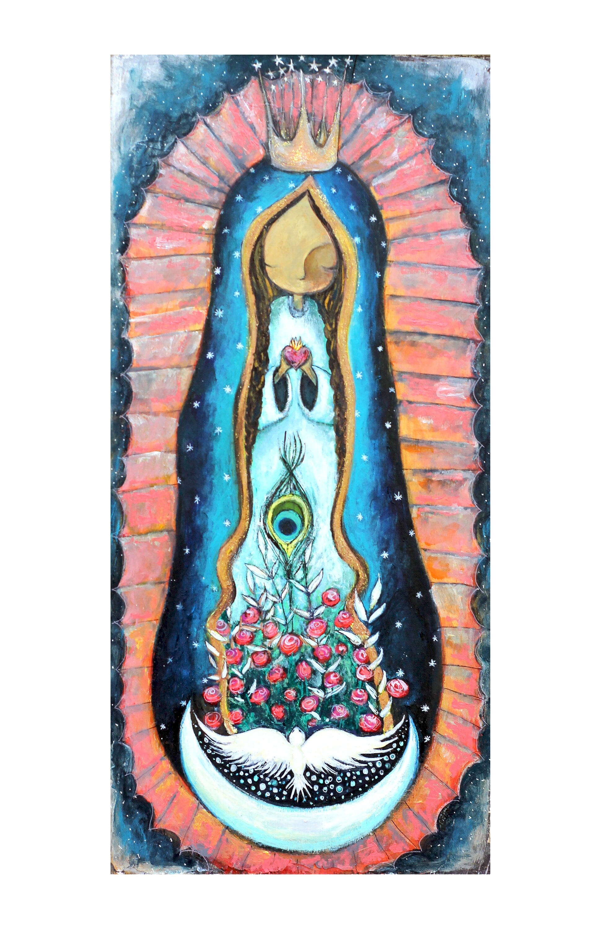 Lady Lupe Giclee Print: Virgin Mary Art Deona Fish