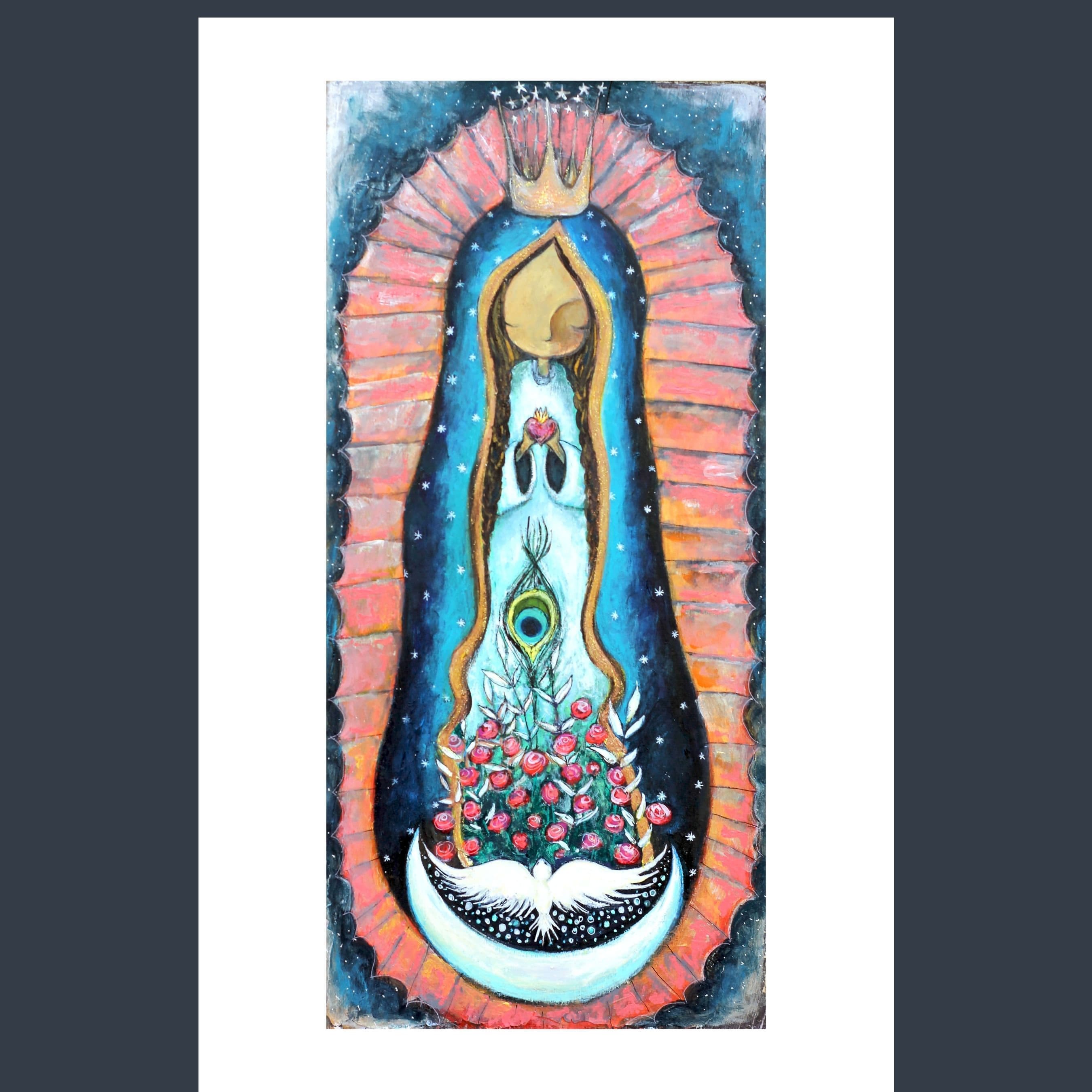 Lady Lupe Giclee Print: Virgin Mary Art Deona Fish