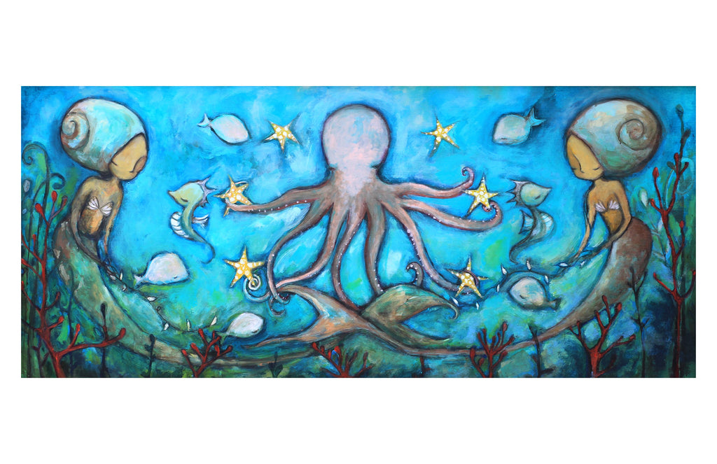 Octopus Garden| Art print| Deona Fish