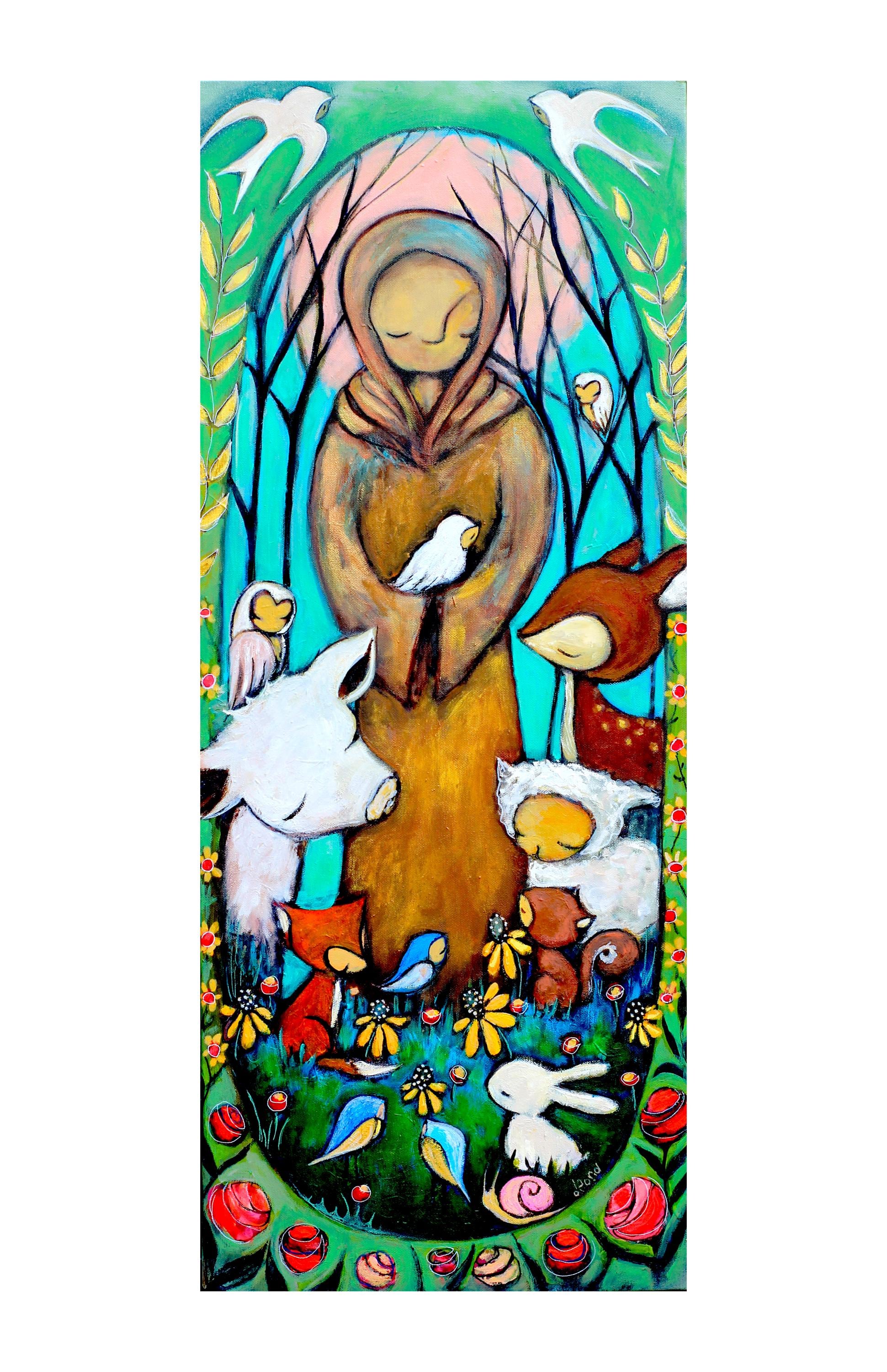 saint francis 11x17 print