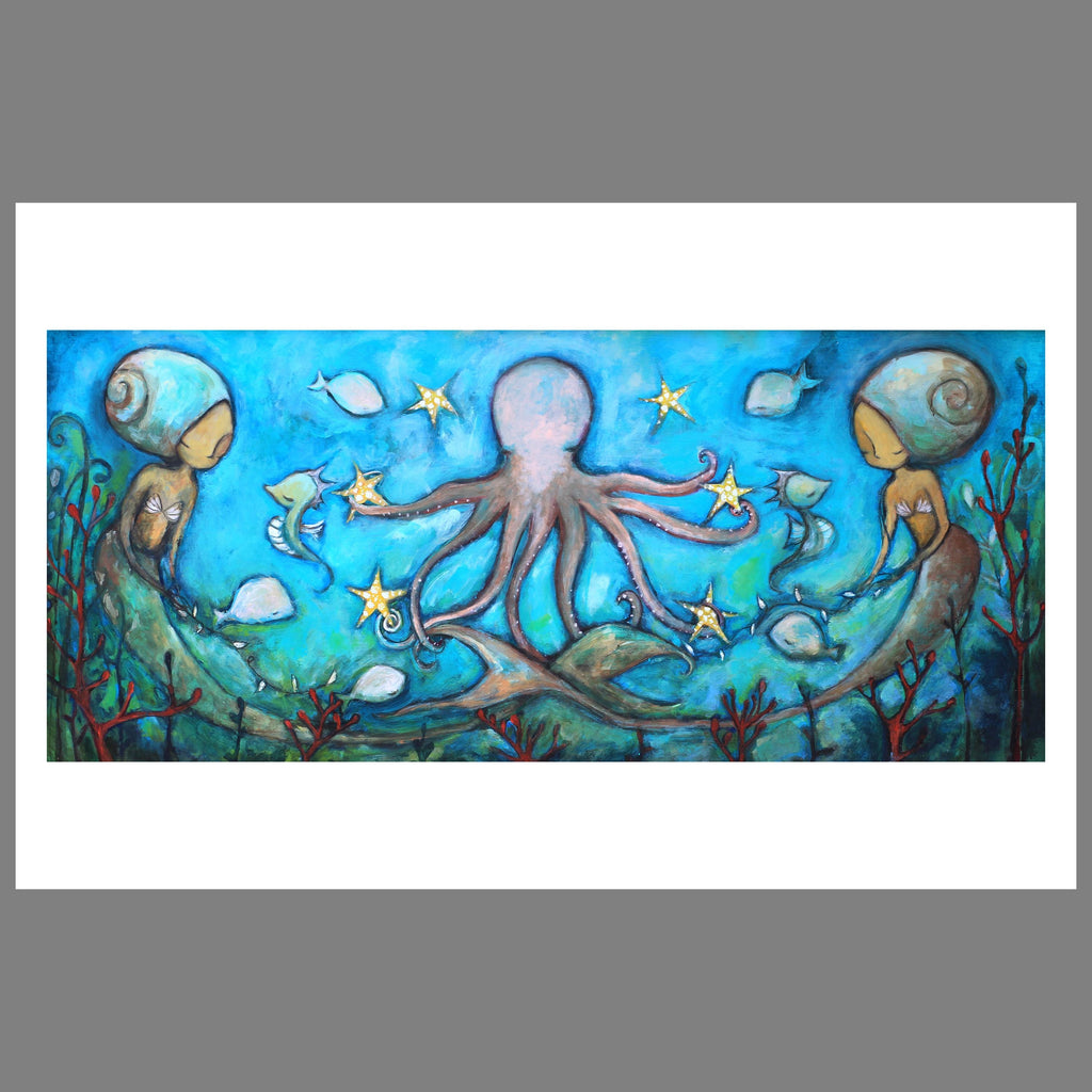 Octopus Garden| Art print| Deona Fish