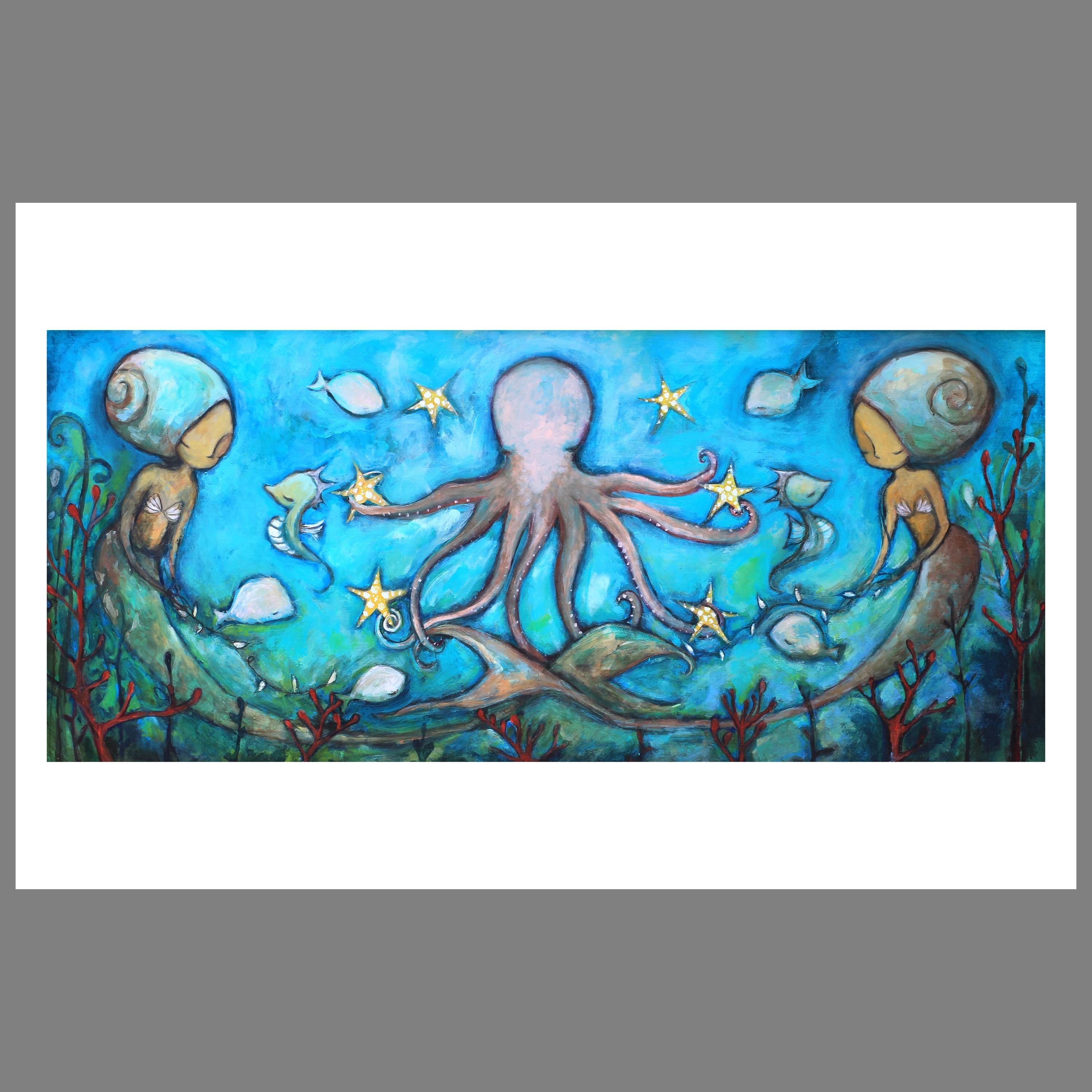 Octopus Garden| Art print| Deona Fish