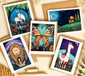 Spirit Animal Notecard Set| 5 blank cards with envelopes