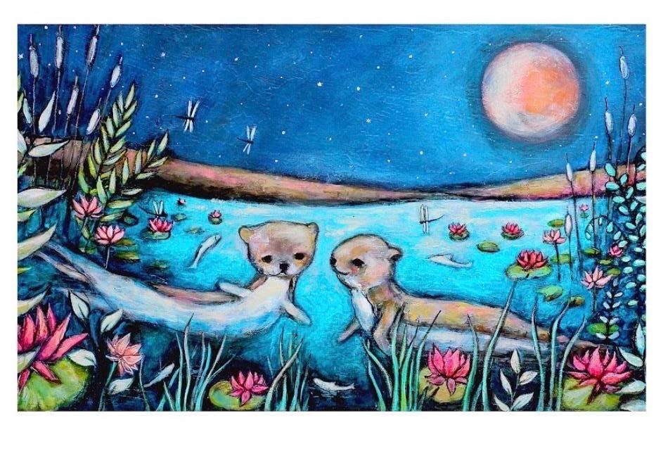 Starry Night notecards | 4 blank cards with envelopes