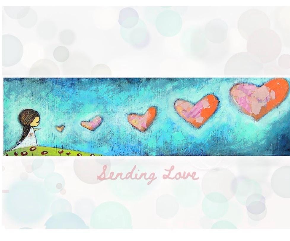 Weightless Love Notecard Set | 4 blank cards with envelopes