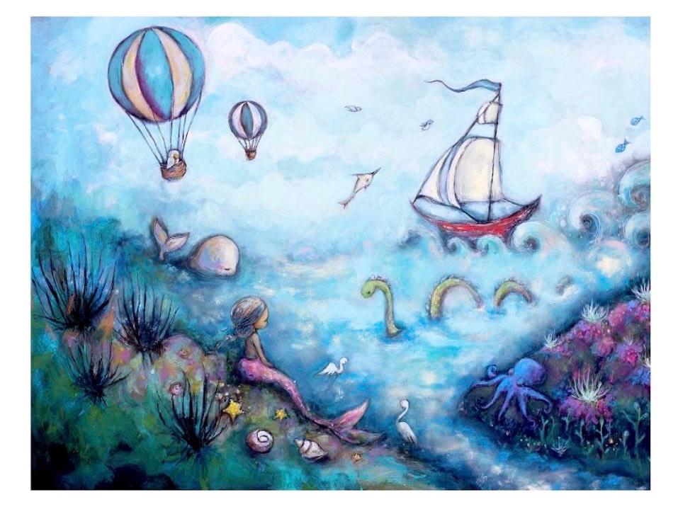 Nautical Notecard Set | 4 blank cards with envelopes