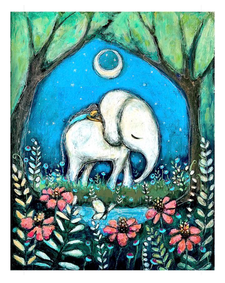 Spirit Animal Notecard Set| 5 blank cards with envelopes