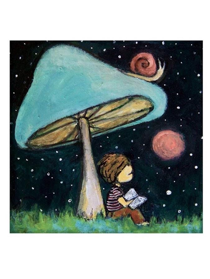 Starry Night notecards | 4 blank cards with envelopes