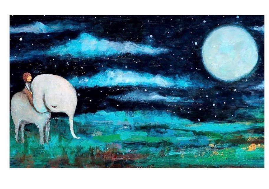 Starry Night notecards | 4 blank cards with envelopes